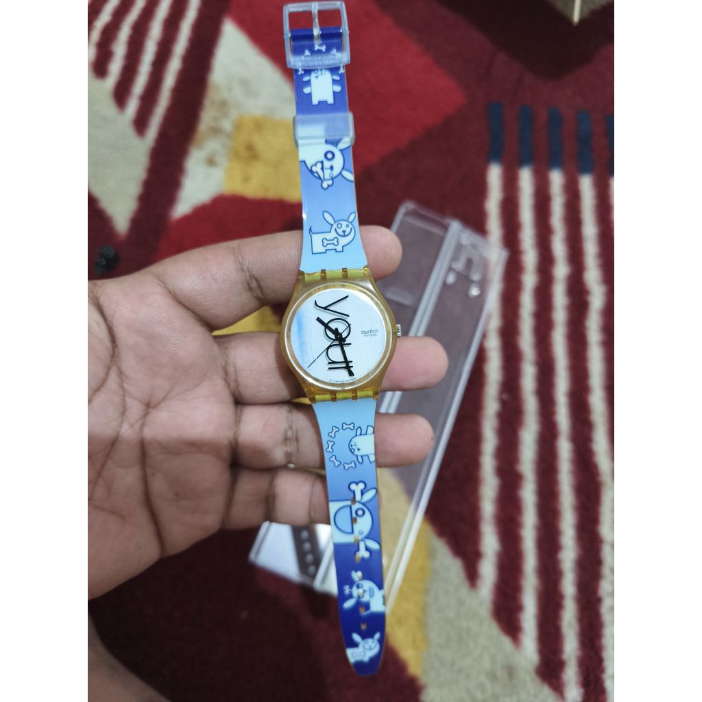 Jam Tangan Swatch Gent GK227 Second Preloved Ori