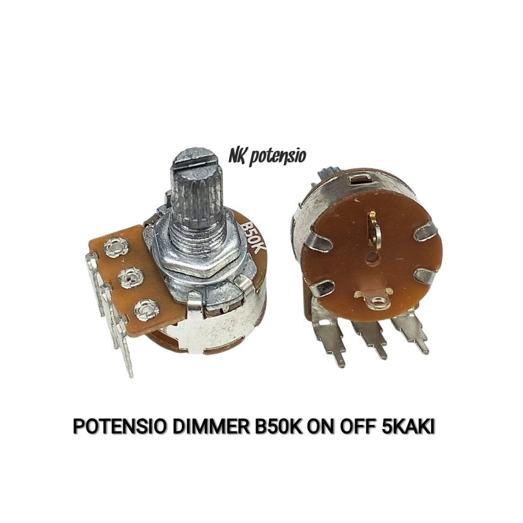POTENSIO DIMER B50K ON OFF 5KAKI