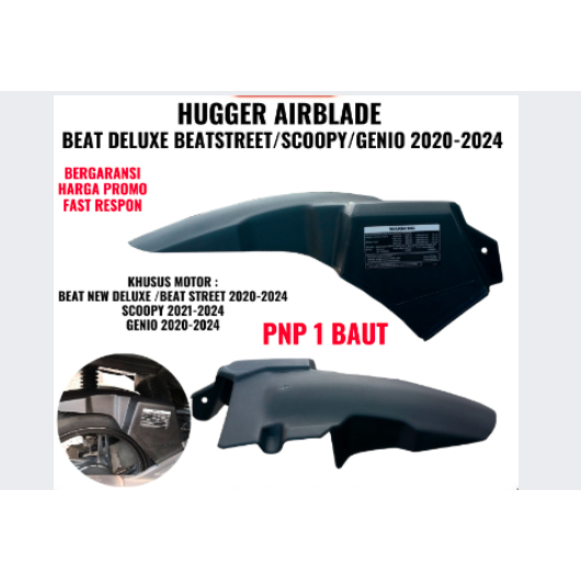 SPAKBOR KOLONG HUGGER NEW DELUXE BEAT STREET SCOOPY NEW GENIO NEW 2020 2023 / Spakbor Kolong Beat De