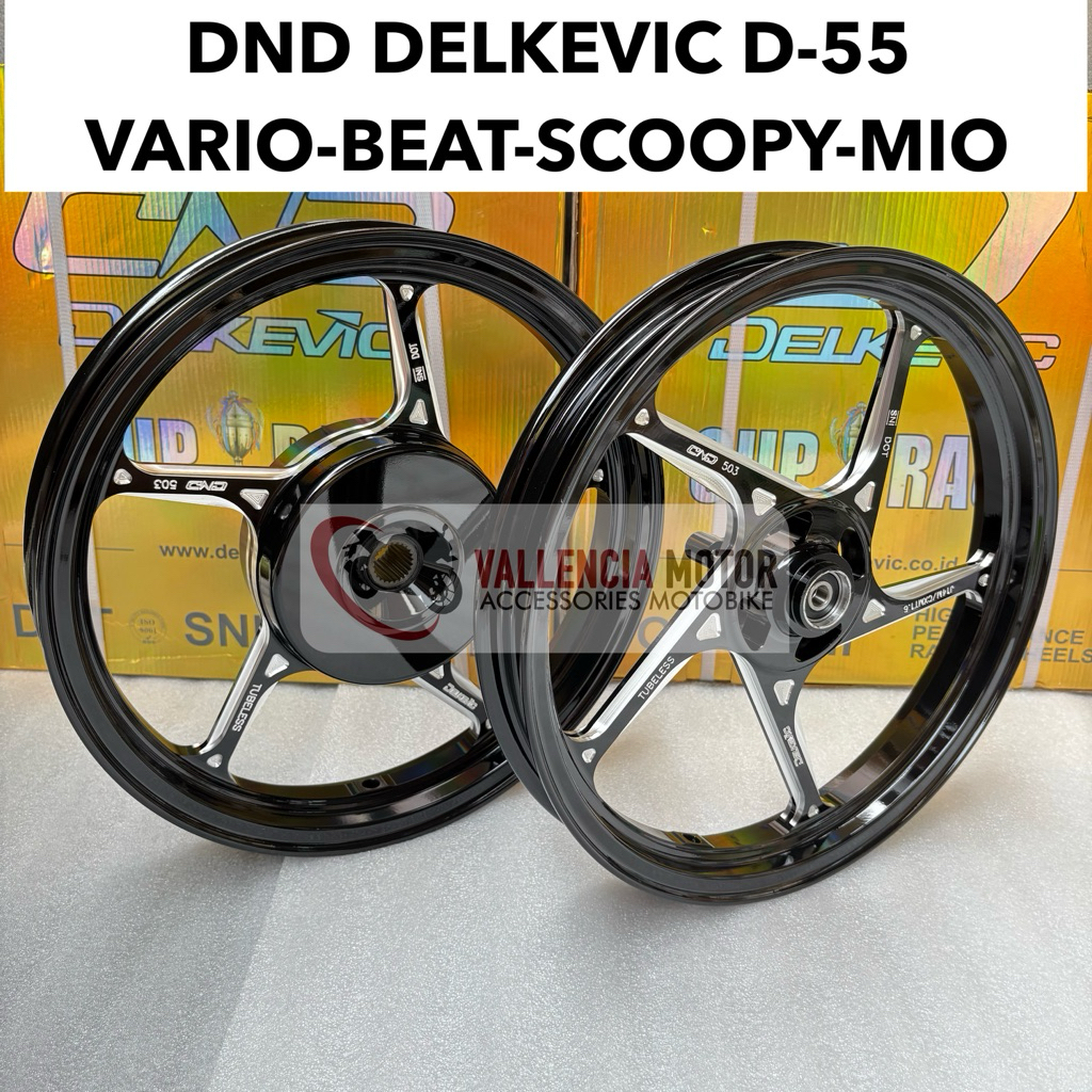 velg dnd delkevic d55 ring 14 mio sporty vario 125 150 beat scoopy genio mio m3 mio smile pelek ak55
