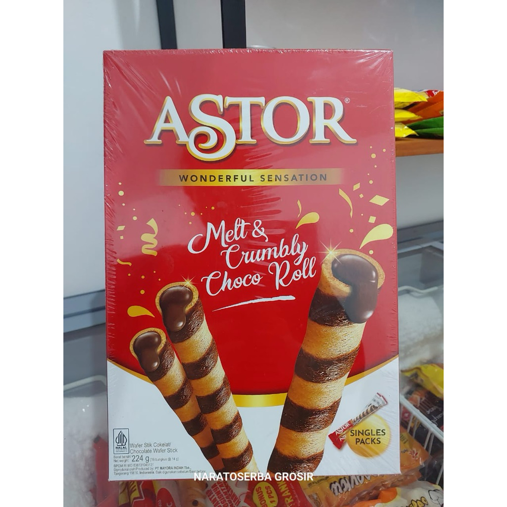 

Astor Singles Packs isi 16bks | Astor Stick Box 224gr Besar
