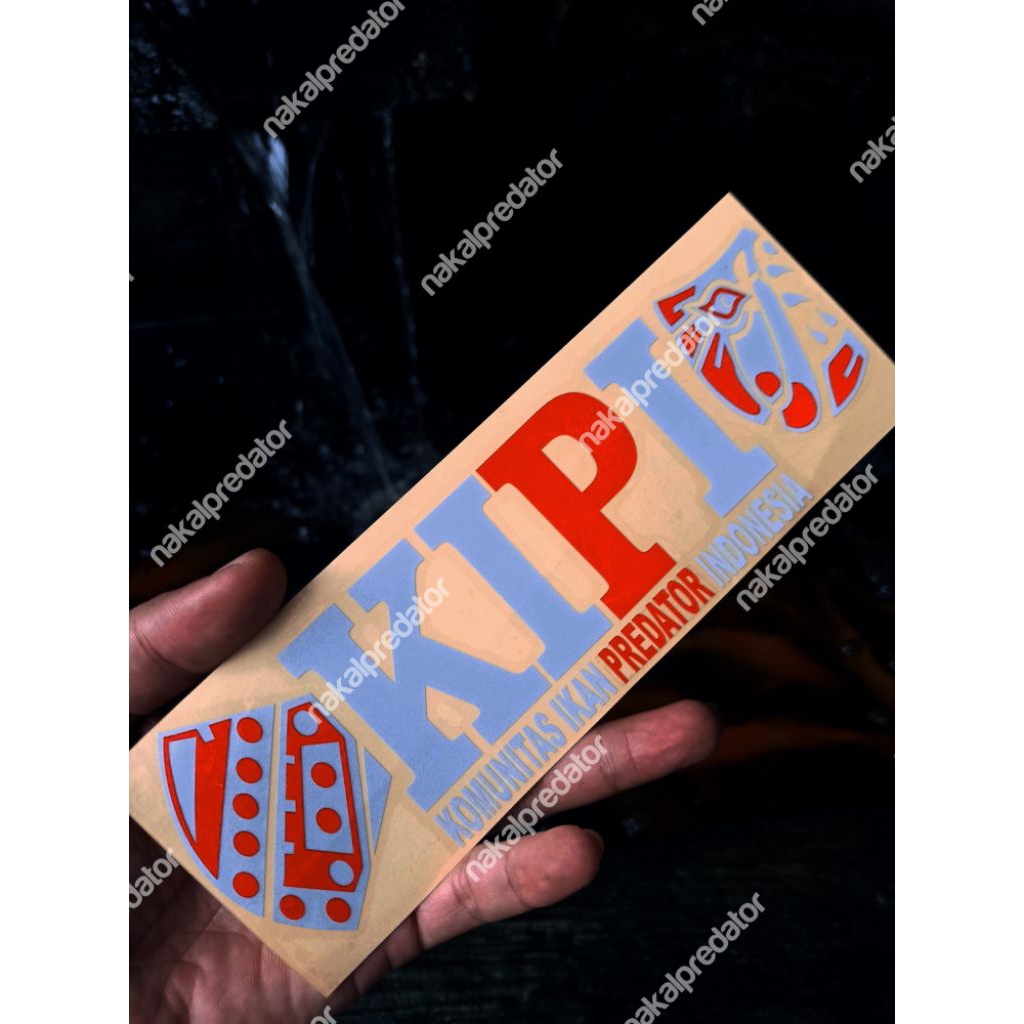 Hiasan Sticker Aquarium Ikan Arwana