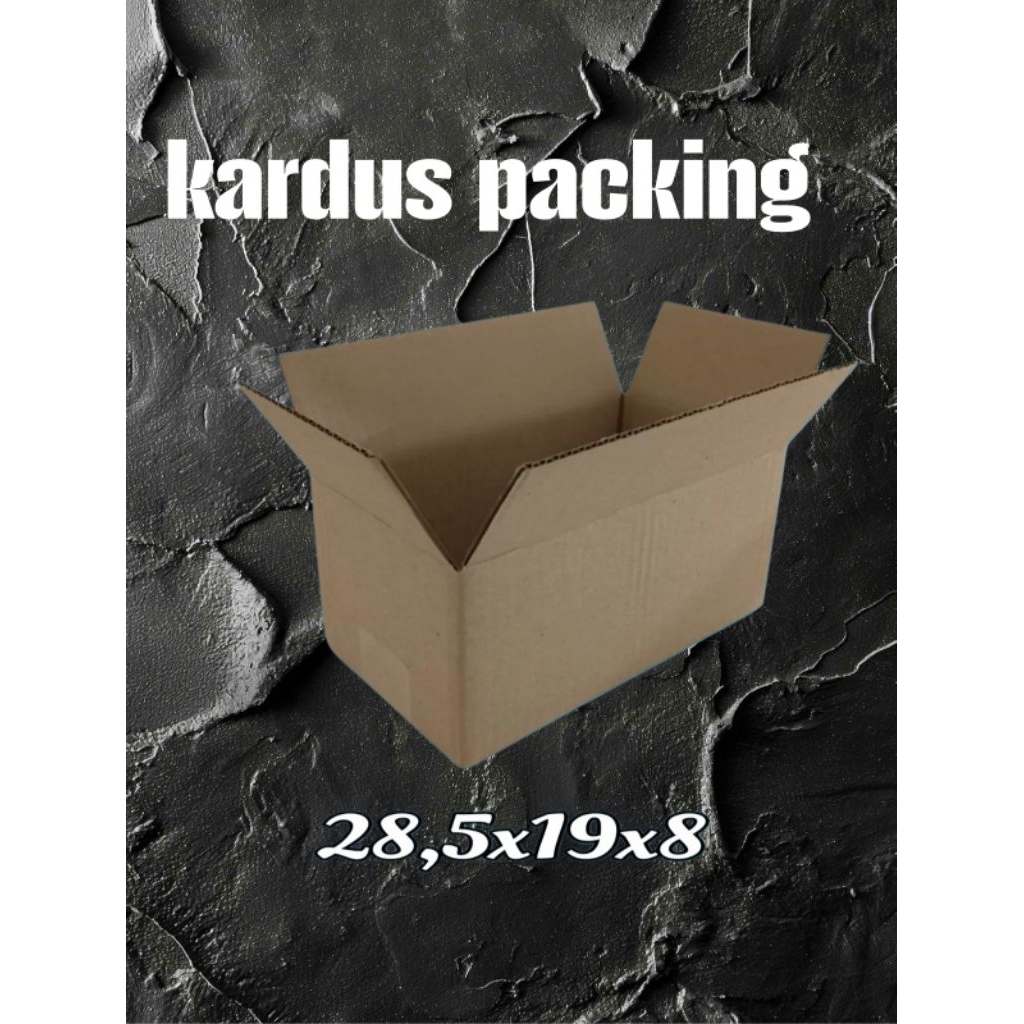 

kardus packing UK 28,5x19x8 kardus kecil kardus besar..