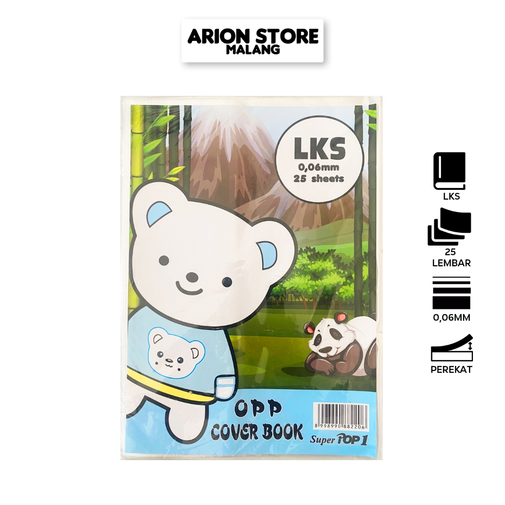 

[Isi 25pcs] Sampul Buku LKS Panda POP1 0,06mm