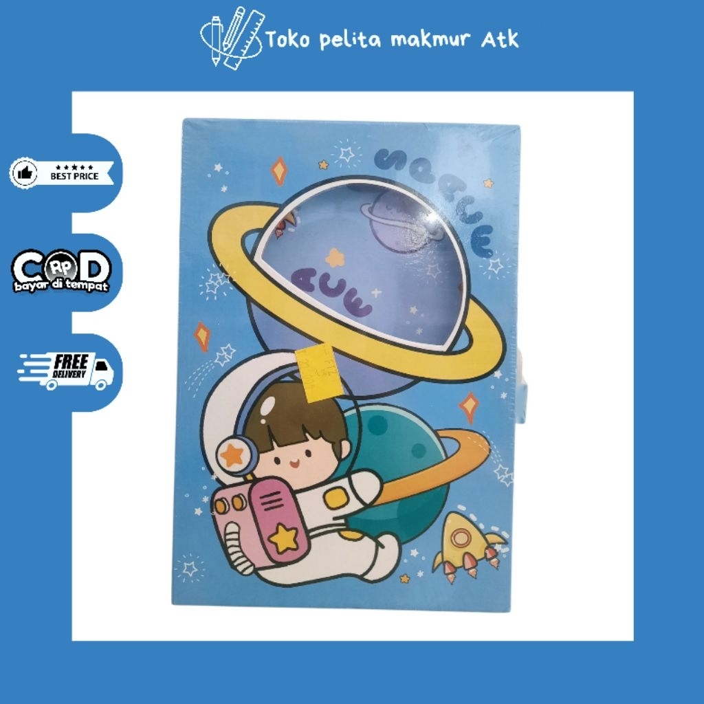 

NOTEBOOK DIARY GEMBOK KARAKTER