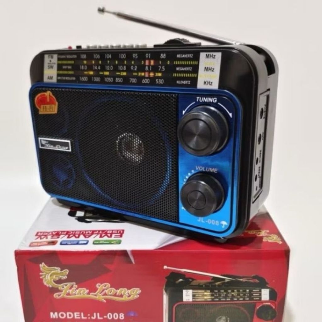 Jinlong JL-008 USB bluetooth memory FM/AM/SW Radio portable