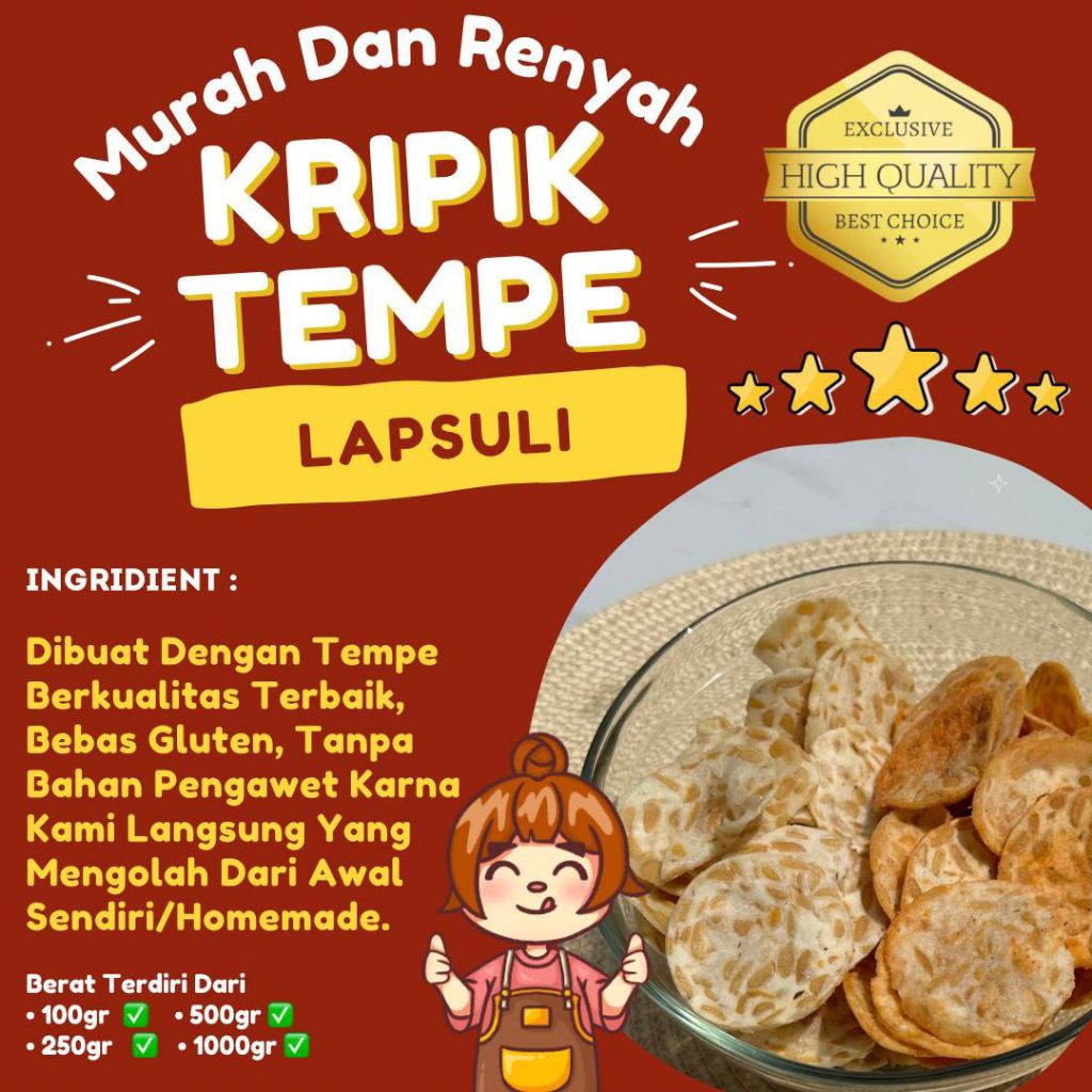 

Kripik Tempe Renyah Dan Bergizi