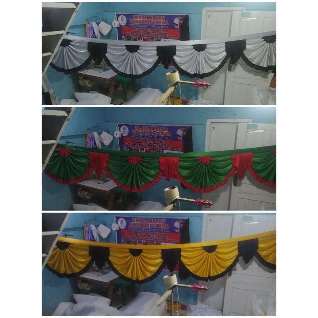 RUMBAI TENDA DEKORASI BEST SELLER-MODEL KIPAS