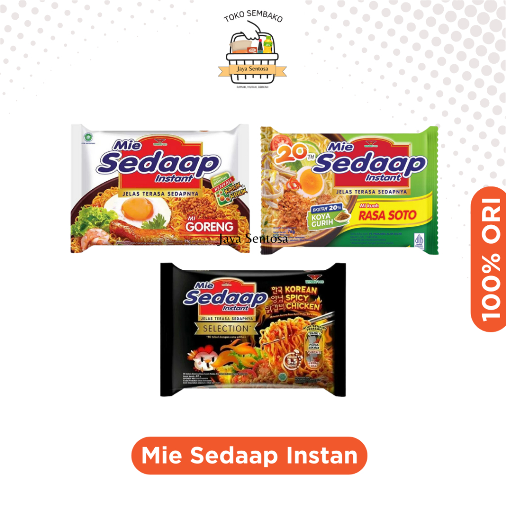 

Mie Sedaap Instan All Variant | Sedaap Mie Instan Satuan Ecer