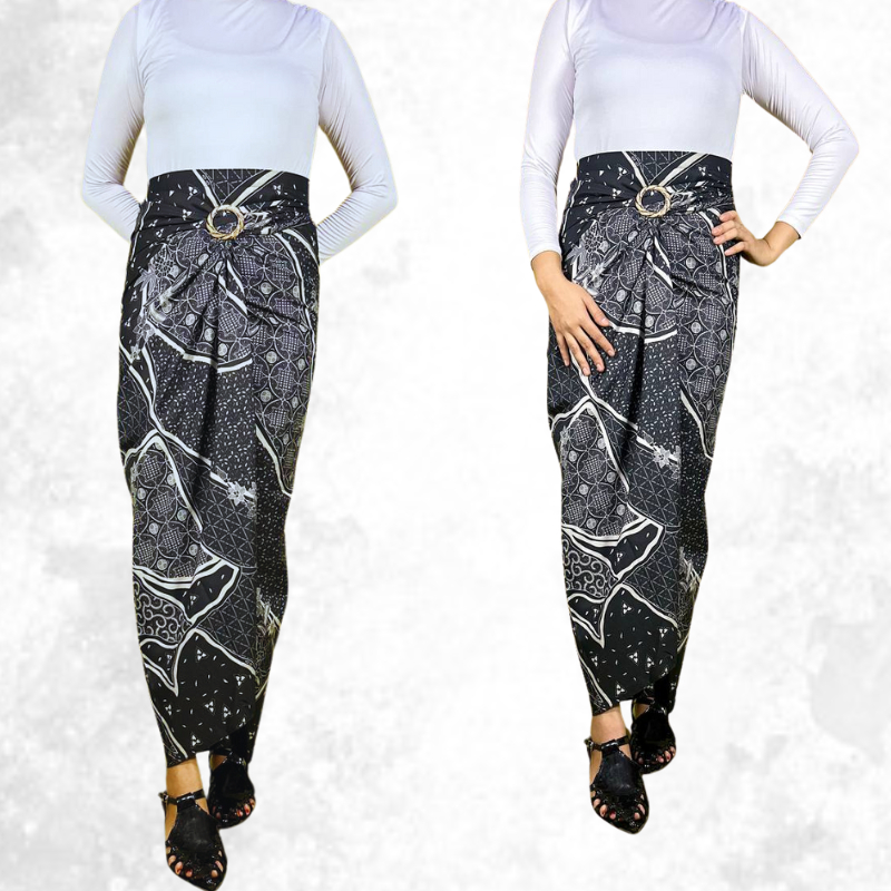 Grosir Rok Lilit Batik Pola Modern Rok Kondangan Kain Batik Elegan & Nyaman