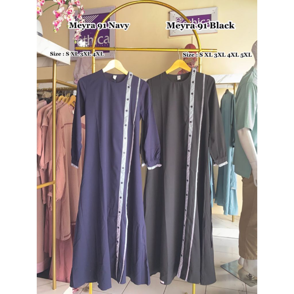 SEPLY GAMIS MEYRA 91 NAVY & BLACK