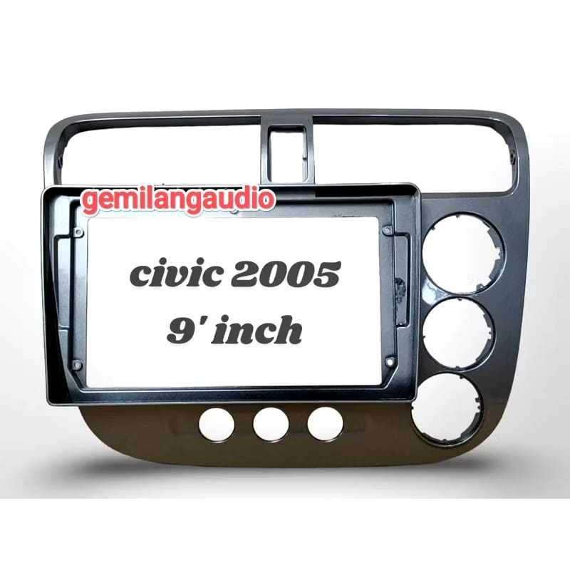 Frame Head Unit 9 inch Honda Civic VTi 2001 - 2005