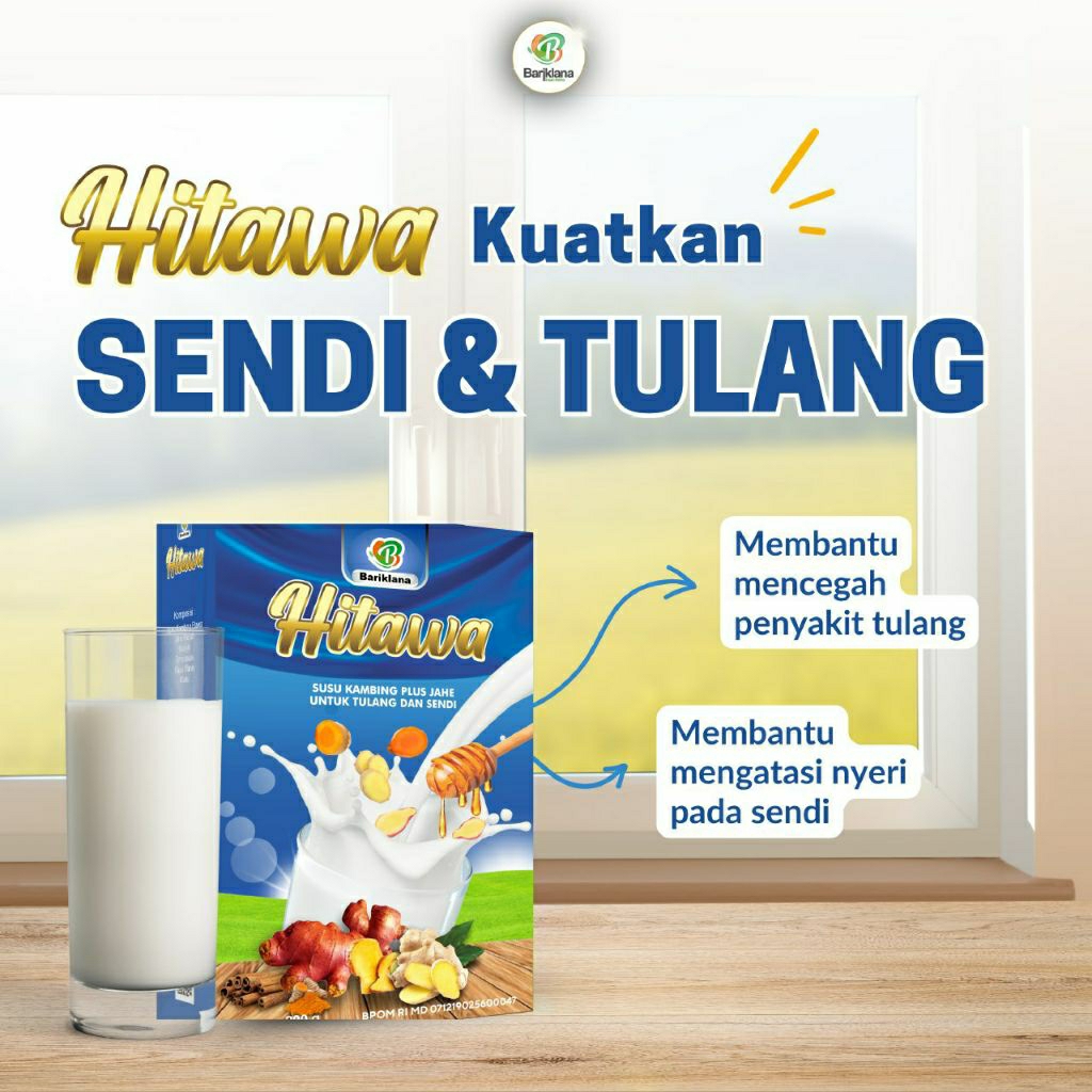 

(bisa COD + bonus MADU) HITAWA original susu kambing etawa plus jahe merah alami untuk sendi dan tulang sehat
