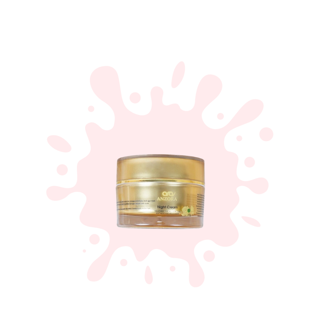 Night Cream Acne - Skincare Anzora Acne Series - Cream Malam Acne Anzora - Night Cream Anzora Acne