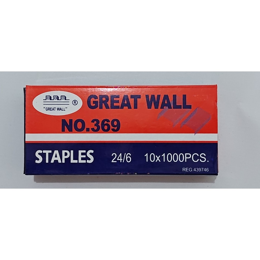 

Isi Steples / Isi Stepler Great Wall 369 / Greatwall 369 Besar ORIGINAL per Pack