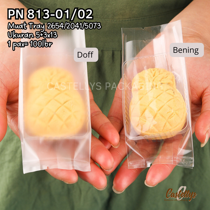 Plastik PN 813 Polos Bening Doff Plastik Kue Cookies Nastar