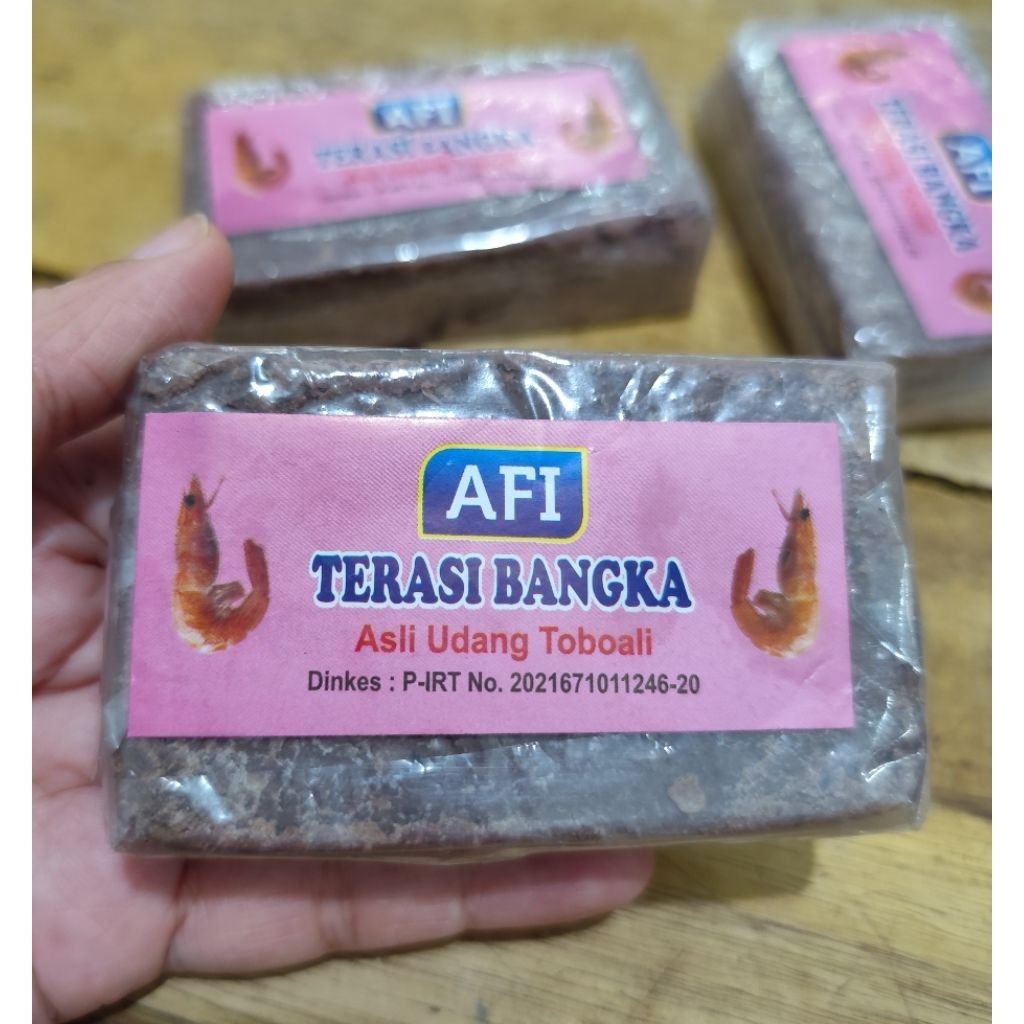 

TERASI BANGKA (Asli Udang Toboali)