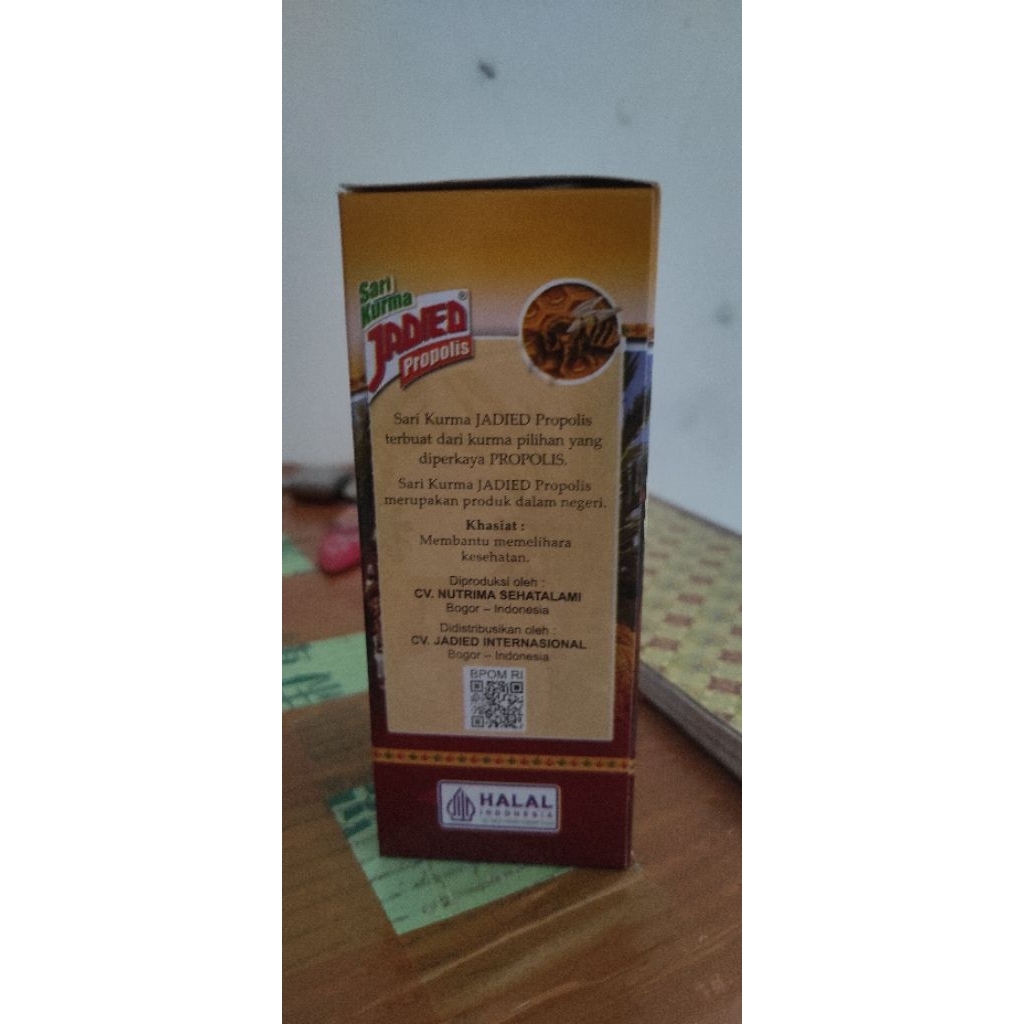 

Al Jadied Propolis Sari Kurma 350g