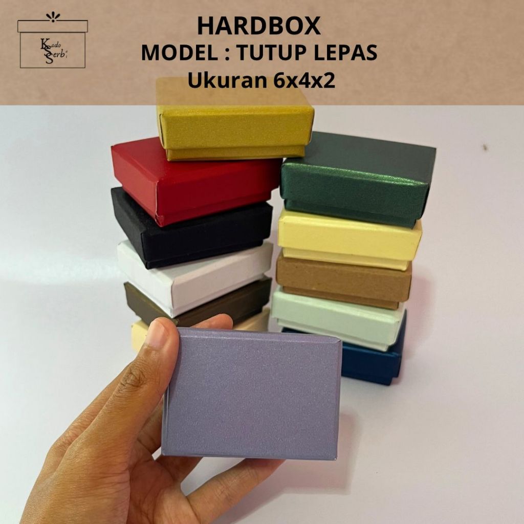 

Hardbox 6x4x2 cm / kotak kado / hampers / giftbox / kotak kado polos / mini box / box kado