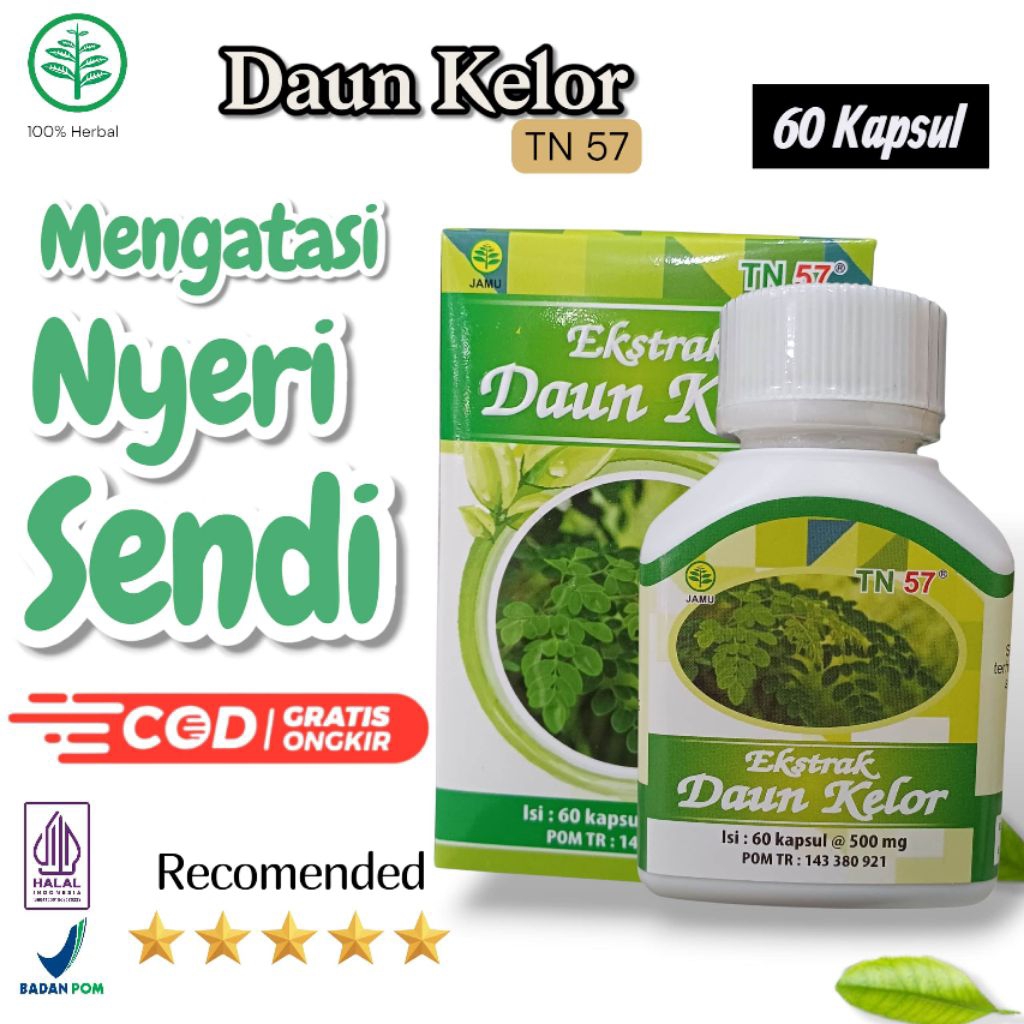 Ekstrak daun kelor 60 kapsul TN 57