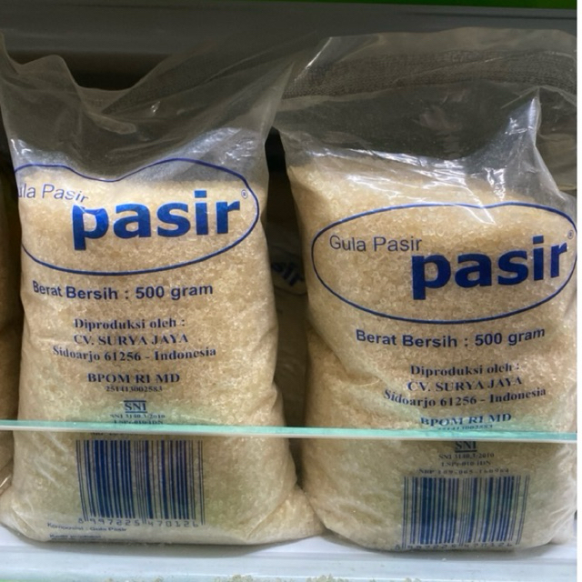 

GULA PASIR LOKAL 500gr/GULA MURAH/GULA PASIR MURAH/GULA BERKAT/GULA HAJATAN/GULA BINGKISAN SEMBAKO