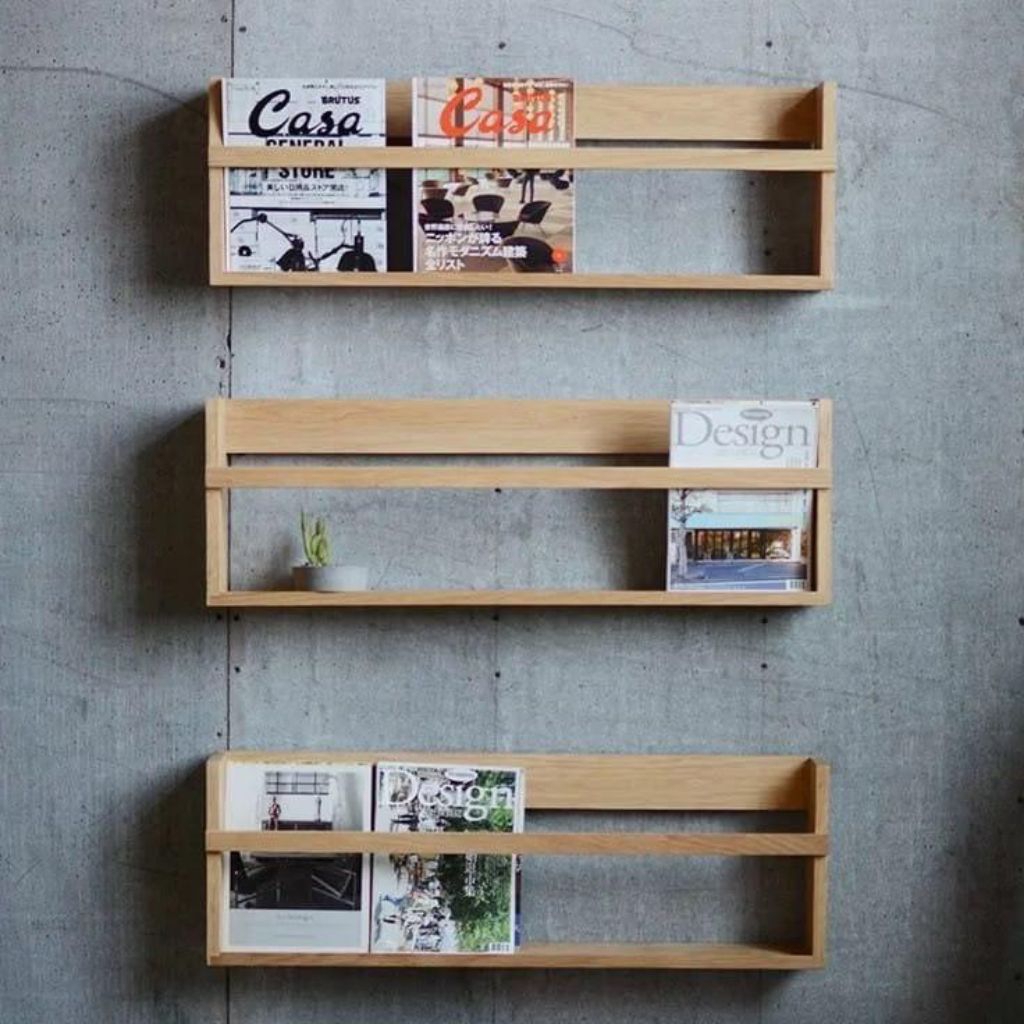 Rak buku dinding tempat buku gantung rak buku tempel dinding