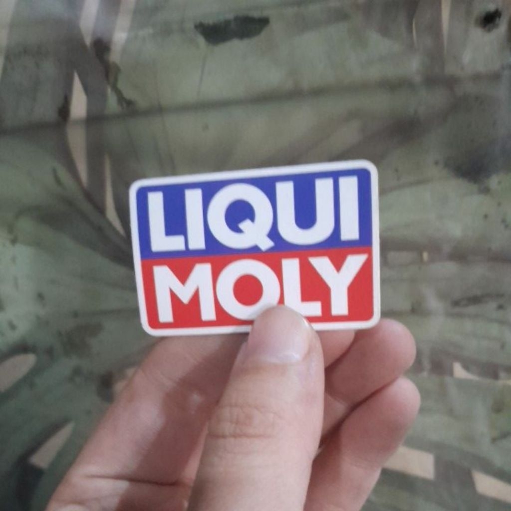 

stiker liqui moly sticker liquu moly