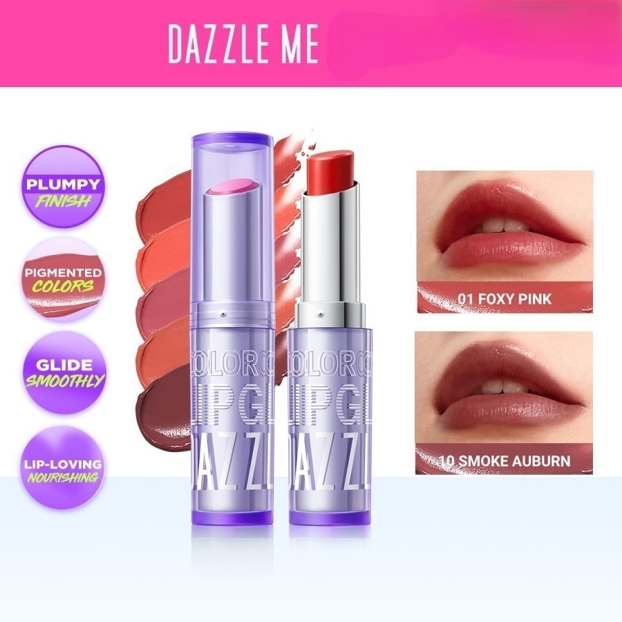 GC Kosmetik DAZZLE ME Color Chrome Lipglaze Lipstik | DazzleMe Lip Glaze Lipstick