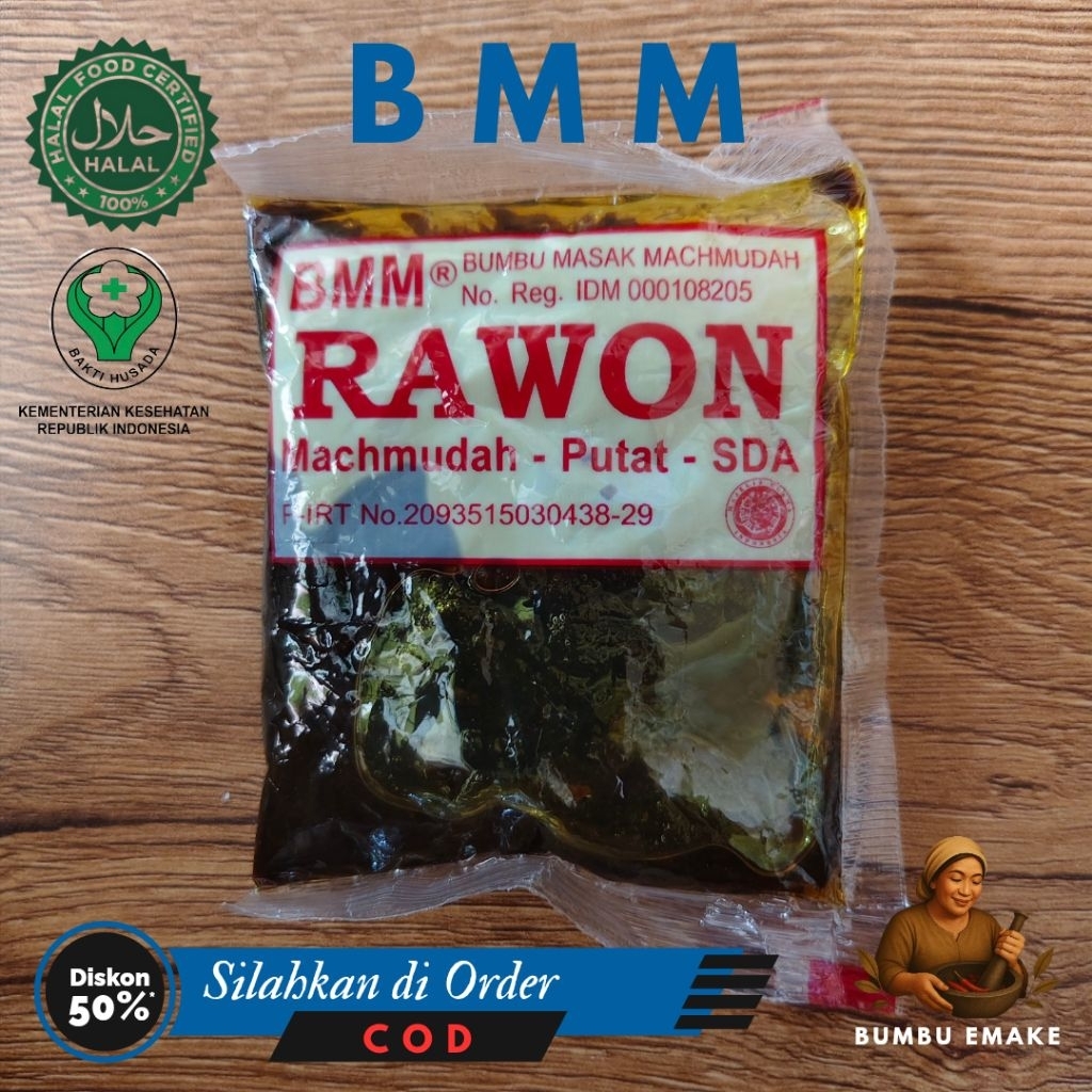 

BMM - ( RAWON) Bumbu Masak Machmudah Asli dari PUTAT SIDOARJO