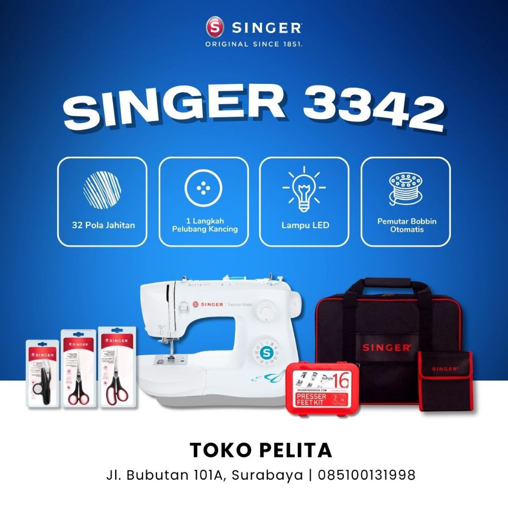 Mesin Jahit Singer 3342 Fashion Mate