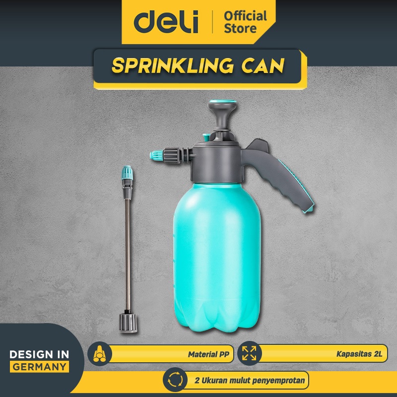 Deli Sprayer/Semprotan Tanaman 2 Liter Bahan PP Siram Air Desinfektan EDL581020 /Alat Perkakas