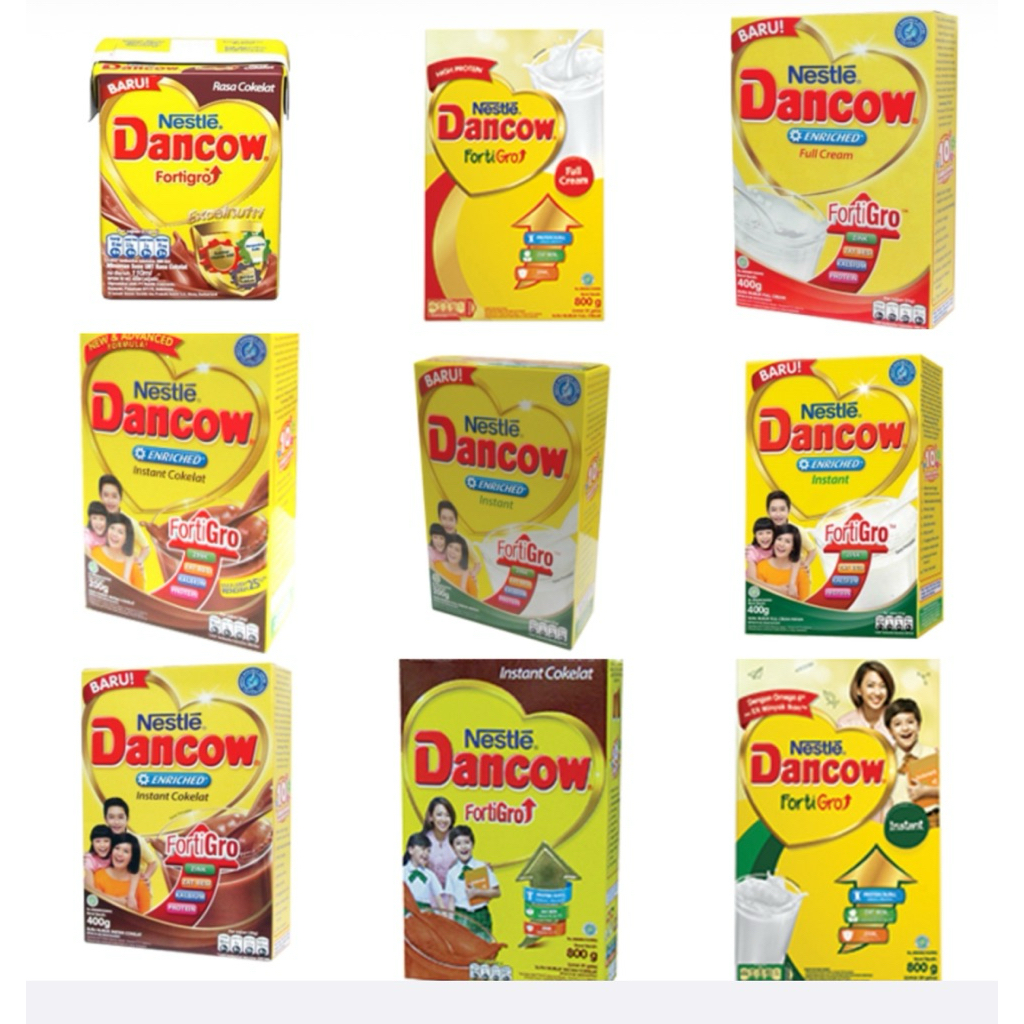

SUSU DANCOW FORTIGO BUBUK INSTANT/ORIGINAL & COKLAT.