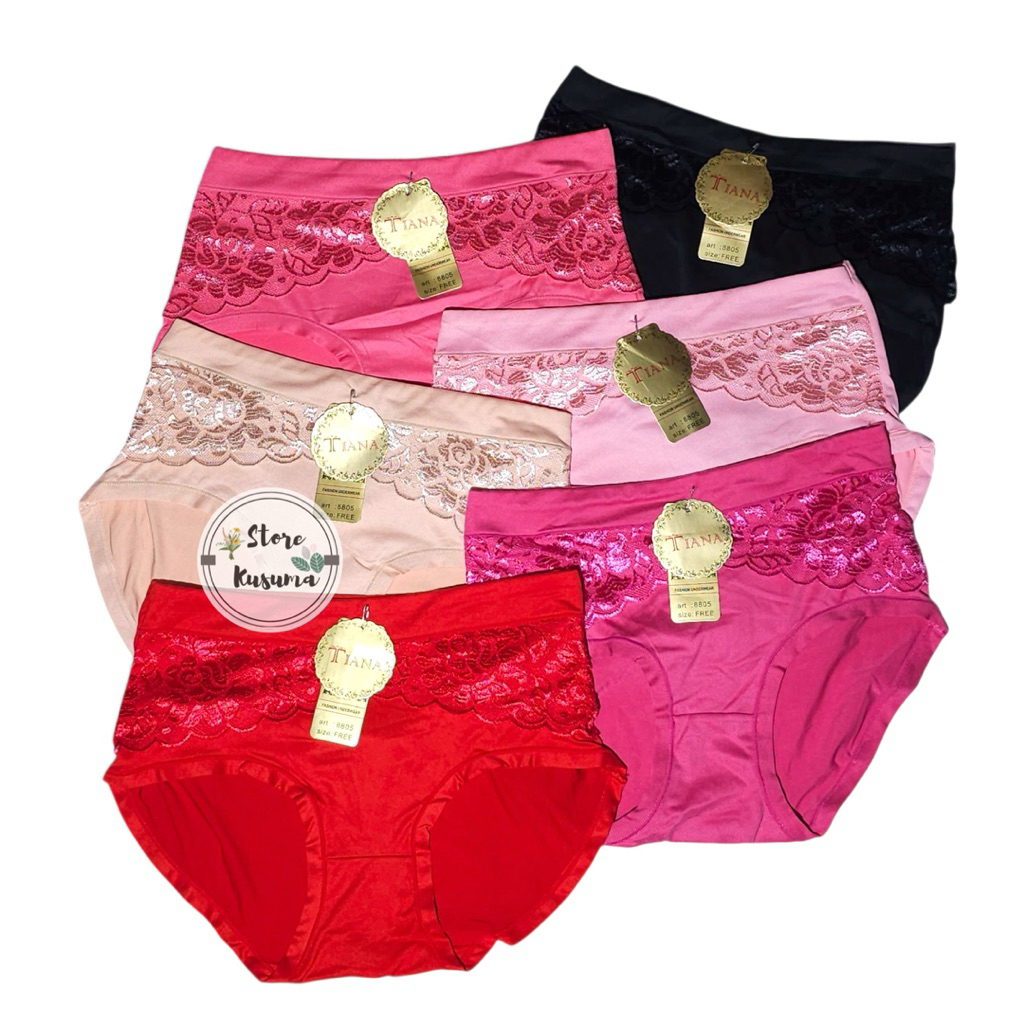 TIANA | Celana Dalam Wanita Super Soft Renda ukuran Jumbo
