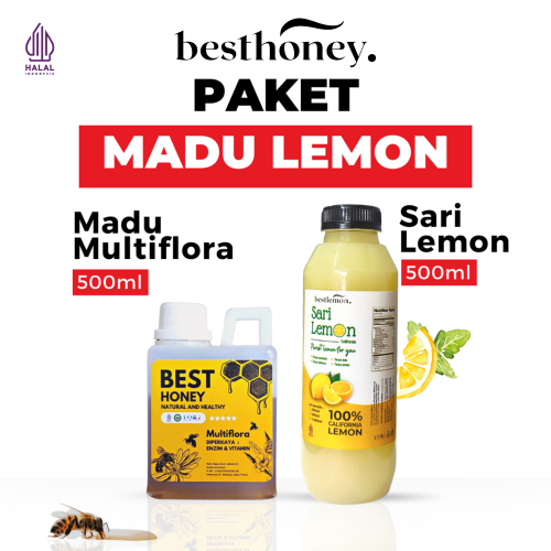 

Best Honey Paket Bundling Diet Sehat Paket Bundling Sari lemon 500 ML dan Madu Multiflora 500gr Asli
