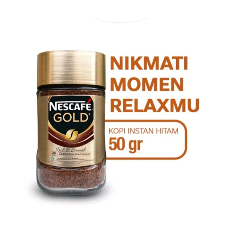 

[oddsolshop] pekanbaru/Nescafe Gold Blend Aroma Jar 50GR Bubuk Kopi Instan Hitam Coffee Powder