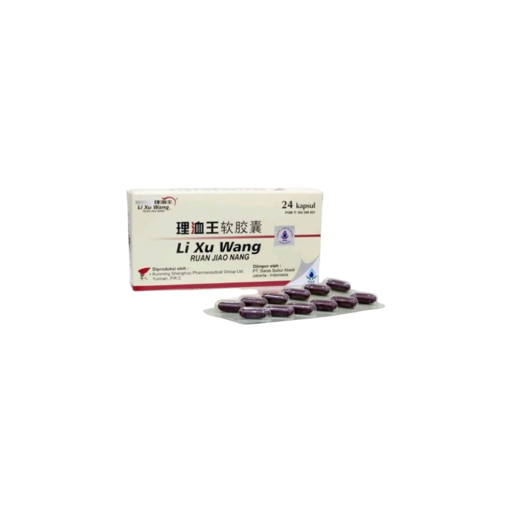 Li Xu Wang Ruan Jiao Nang
Lixuwang Capsule - Menurunkan

Kolesterol, Stroke, Jantung