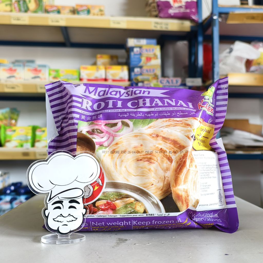 

Kawan Roti Canai 480Gr Isi 8Pcs / Roti Canai Malaysia