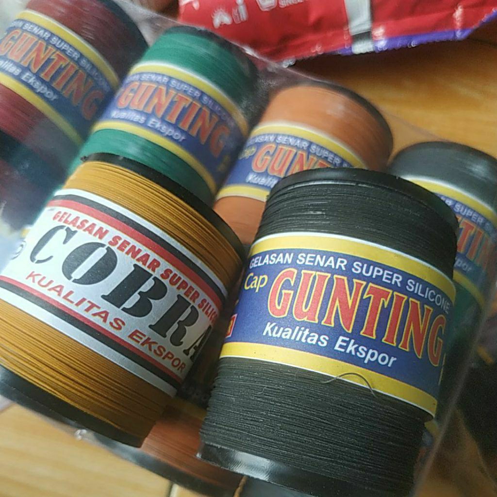 benang senar gelasan layangan tajam cobra gunting