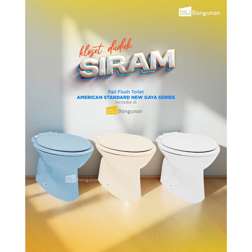 American Standard New Gaya Kloset Duduk Siram