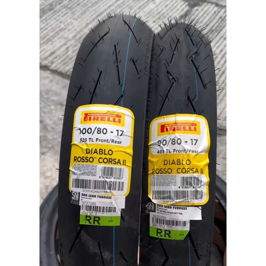 Ban Pirelli Diablo Rosso Corsa 2 / Pirelli 90/80 100/80 110/70 ring 17 Original