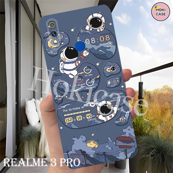 Case Lentur Realme 3 Pro - 5 Pro - 3- 5- 5i - 5s- Narzo 20A - Narzo 20 - Narzo 50A motif NASA keren 