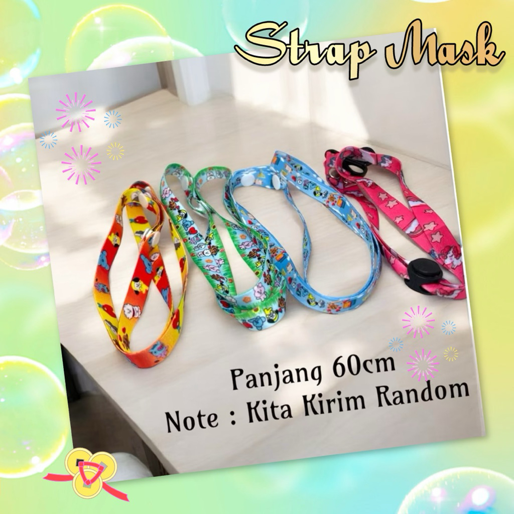 Strap Mask BTS Anak / Motif