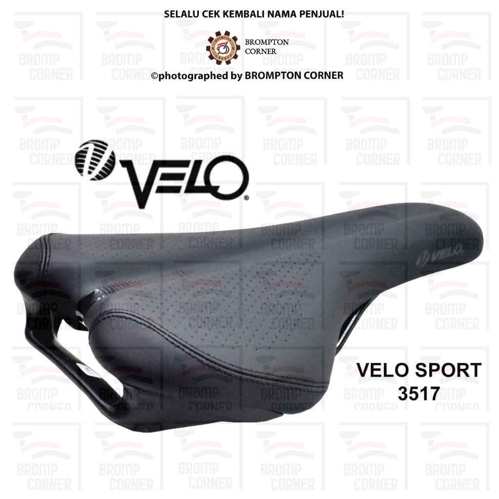 SADEL SEPEDA VELO SPORT 3517 - HITAM