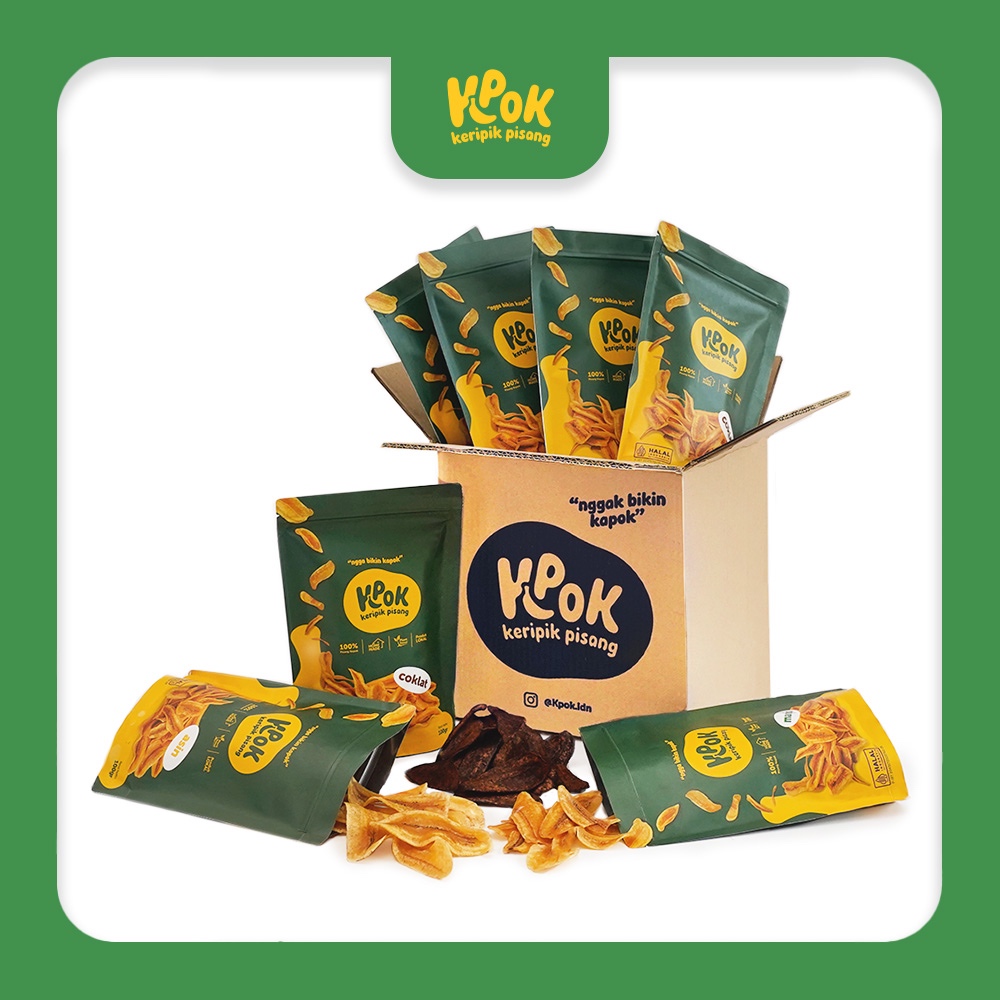 

Paket Box keripik pisang Kpok 7 Small