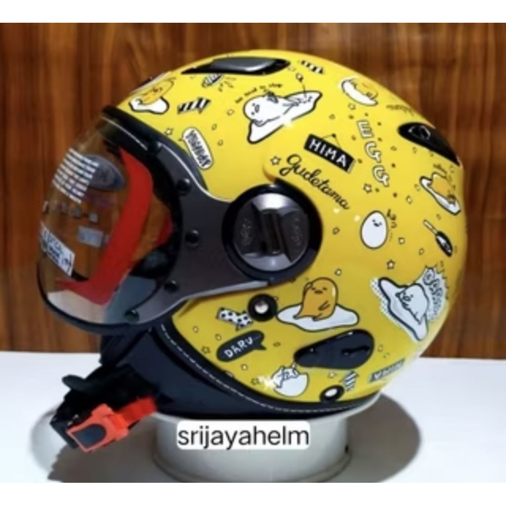 HELM KYT ELSICO SANRIO GUDETAMA PULL WARNA