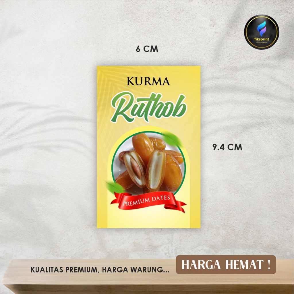 

Stiker kurma ruthob, premium dates