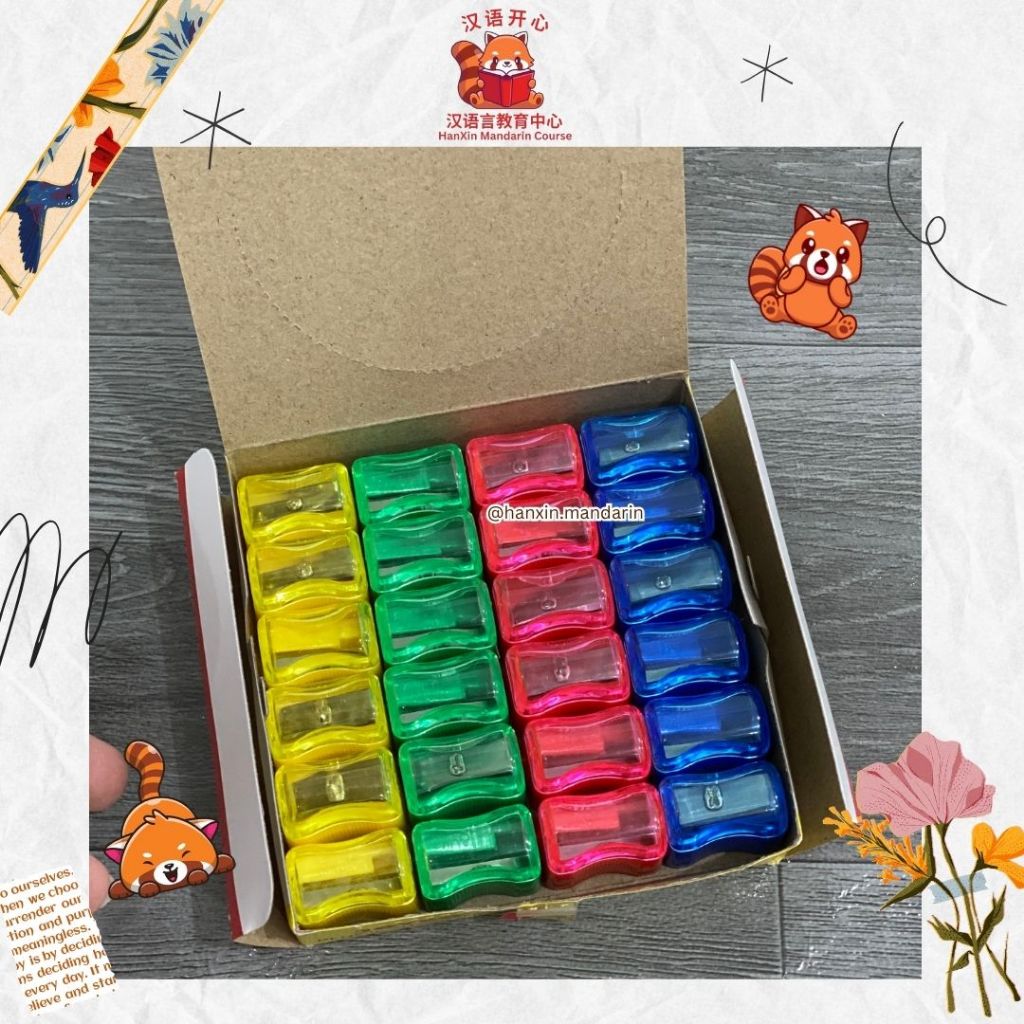 

Serutan Rautan Parutan Pensil Joyko Pink Biru Hijau Kuning