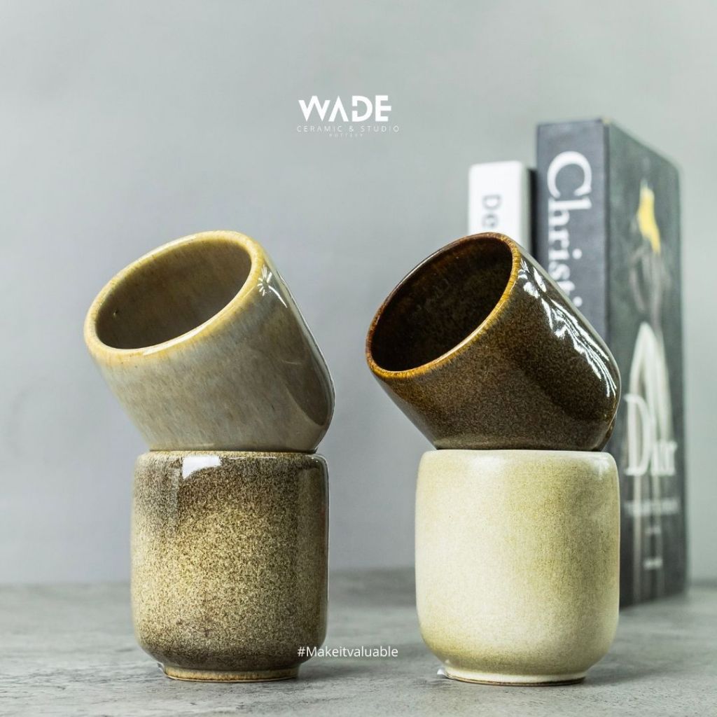 Ocha Mug Keramik - Gelas Mug Teh Ocha - MUG KOPI - MUG COFFEE - MATCHA - TEA