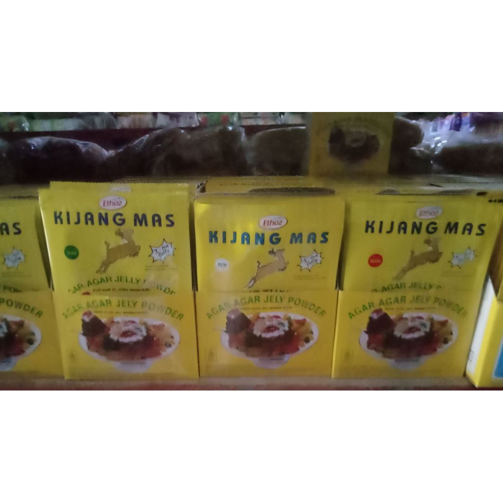 

Agar agar KIJANG MAS (1pak/12pcs)(packing bubble wrap)