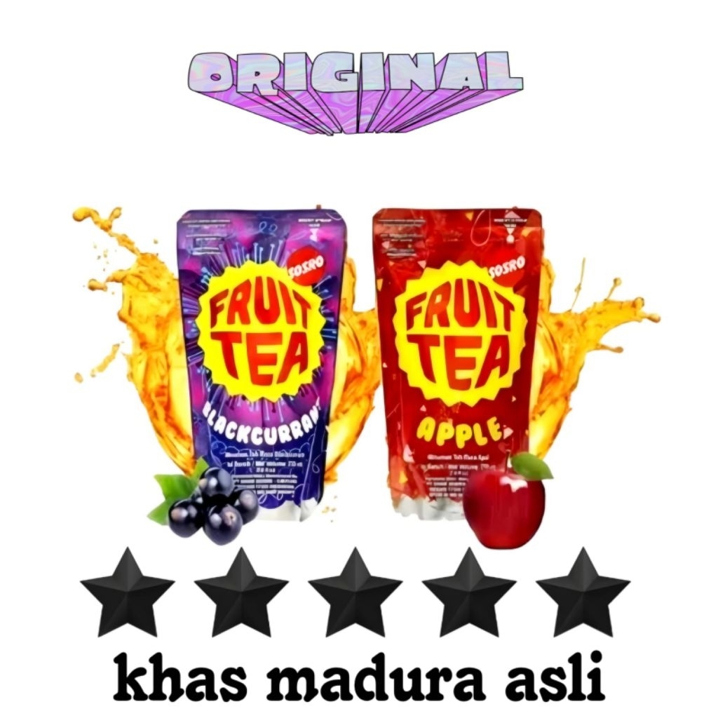 

Jajan ringan fruit tea khas madura